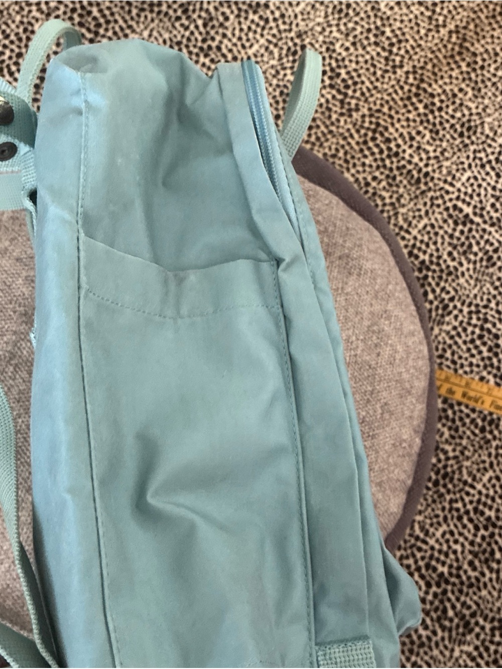Fjallraven Kanken 23510 Backpack Seat Pad Blue Gray Travel School - Picture 8 of 14